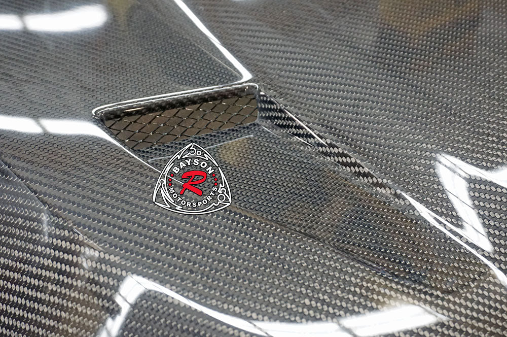 VR Style (Carbon Fiber) Hood For 2016-2021 Honda Civic (Wont fit Type R FK8)
