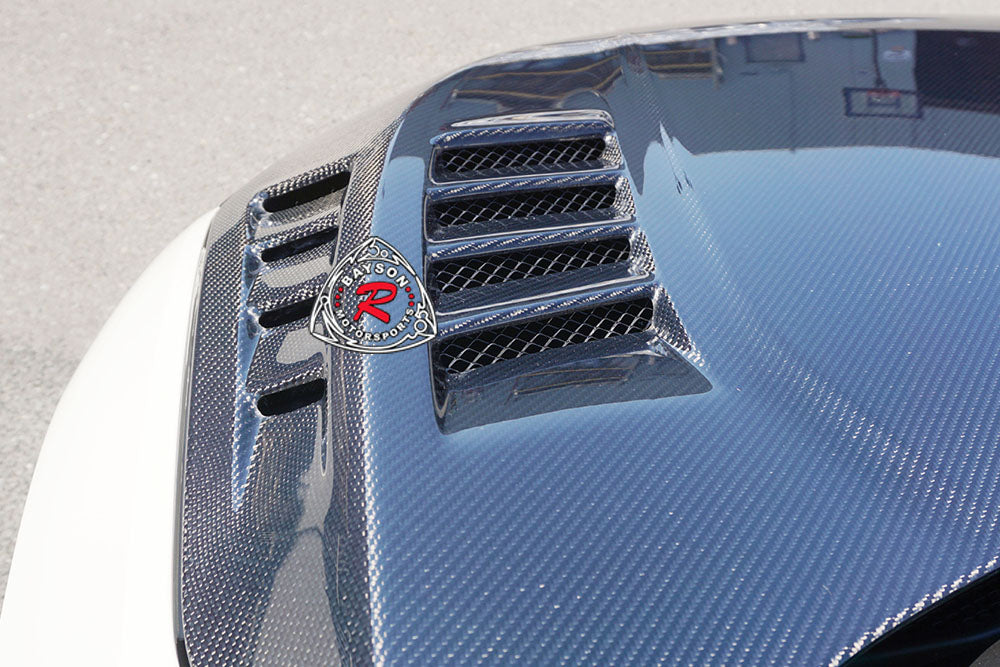 MU Style (Carbon Fiber) Hood For 2017-2021 Honda Civic Type R (FK8)