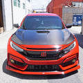 MU Style (Carbon Fiber) Hood For 2017-2021 Honda Civic Type R (FK8)