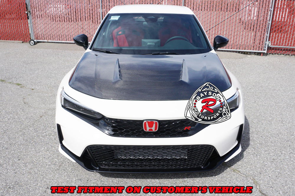 GT Style (Carbon Fiber) Hood For 2023-2026 Honda Civic Type R (FL5)
