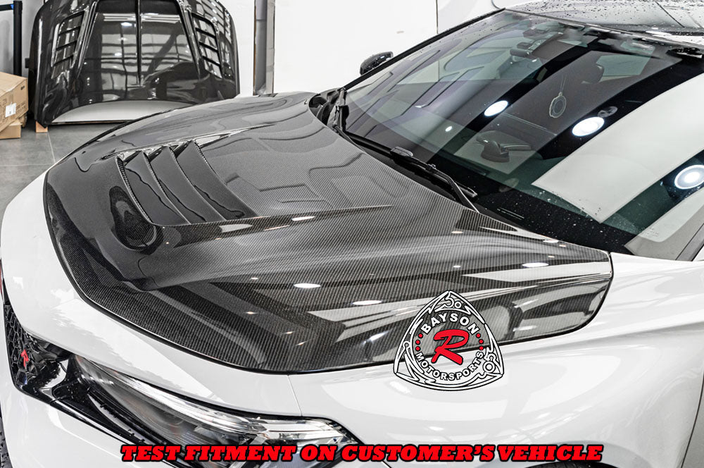 GT Style (Carbon Fiber) Hood For 2023-2026 Honda Civic Type R (FL5)