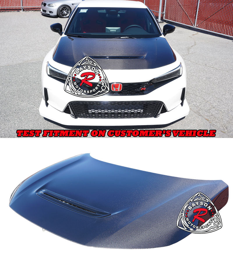 OE Style (Carbon Fiber) Hood For 2023-2026 Honda Civic Type R (FL5)