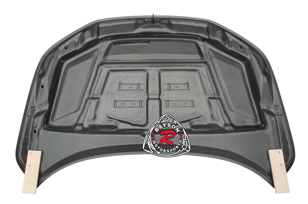 VR Style (Double Sided Carbon Fiber) Hood For 2023-2026 Honda Civic Type R (FL5)