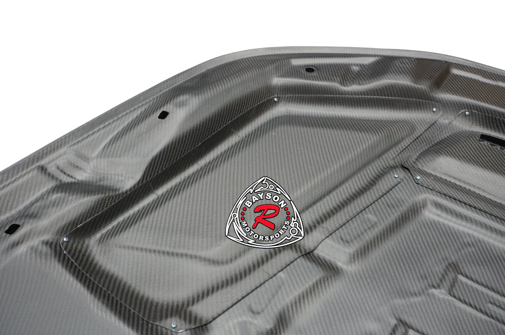 VR Style (Double Sided Carbon Fiber) Hood For 2023-2026 Honda Civic Type R (FL5)