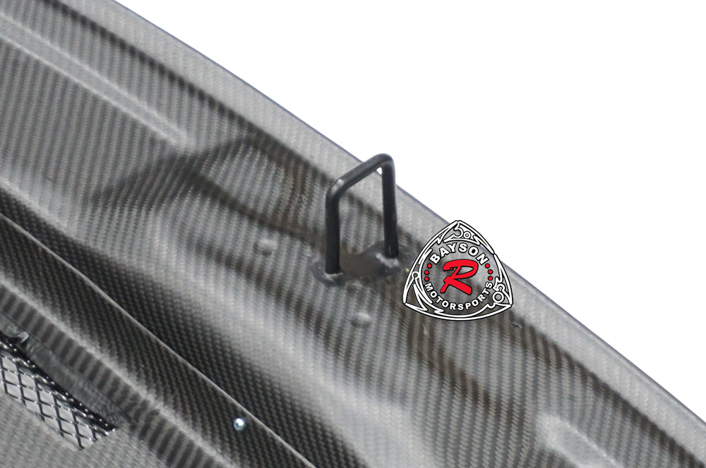 VR Style (Double Sided Carbon Fiber) Hood For 2023-2026 Honda Civic Type R (FL5)