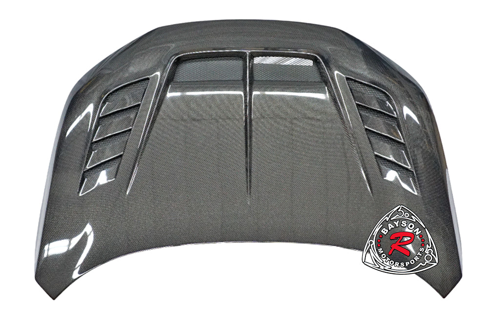 VR Style (Double Sided Carbon Fiber) Hood For 2023-2026 Honda Civic Type R (FL5)