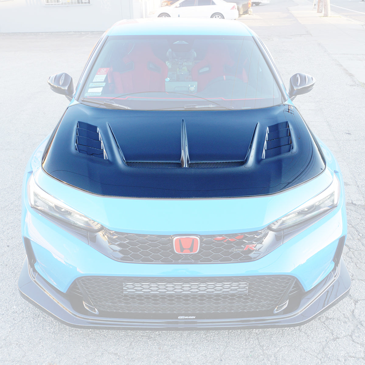 VR Style (Double Sided Carbon Fiber) Hood For 2023-2026 Honda Civic Type R (FL5)