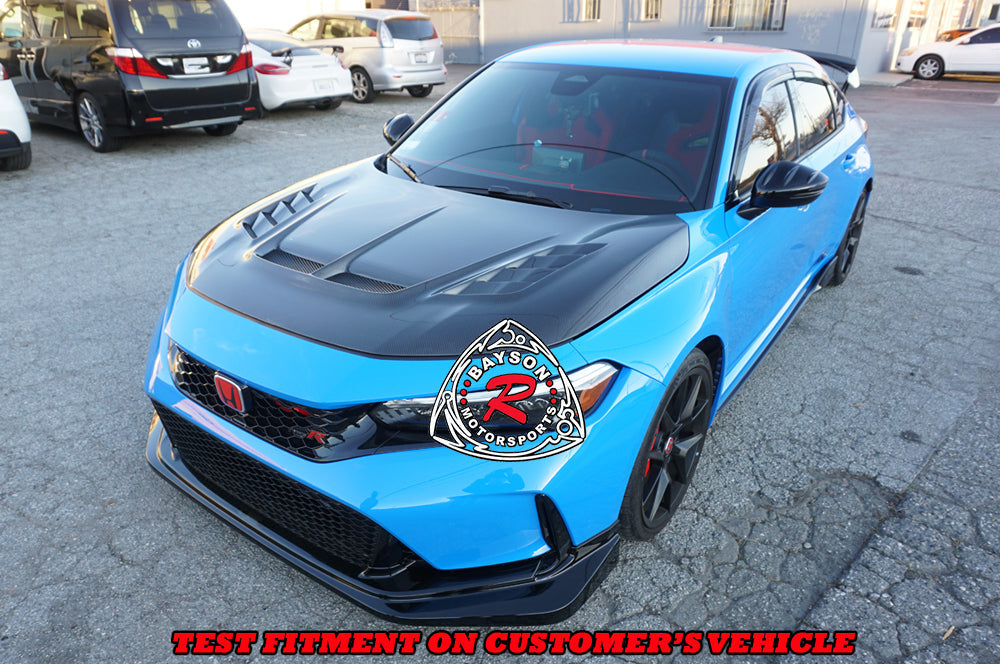 VR Style (Carbon Fiber) Hood For 2023-2026 Honda Civic Type R (FL5)