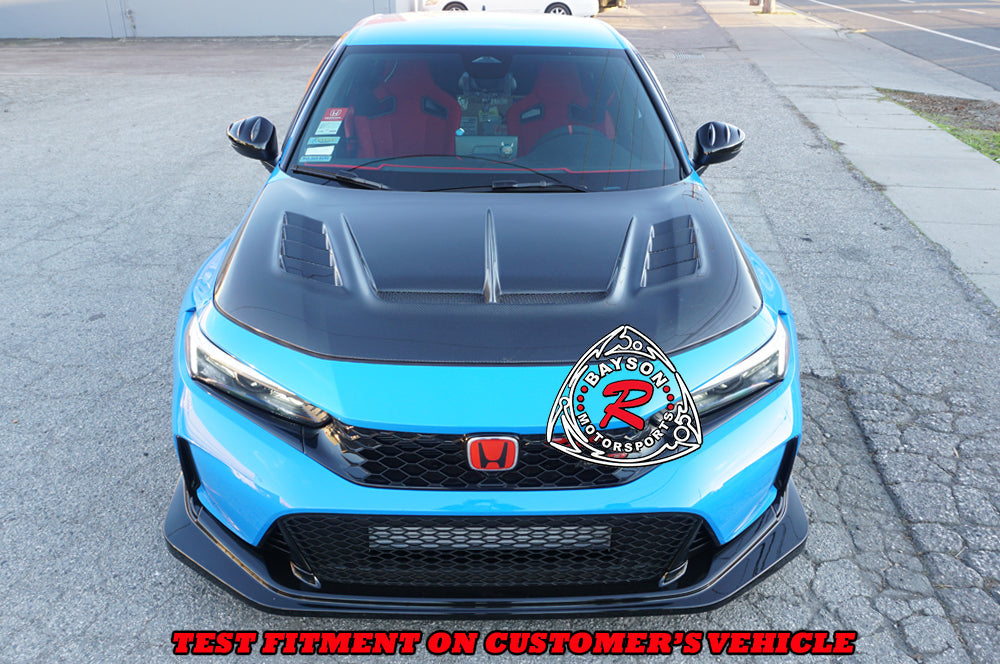 VR Style (Carbon Fiber) Hood For 2023-2026 Honda Civic Type R (FL5)