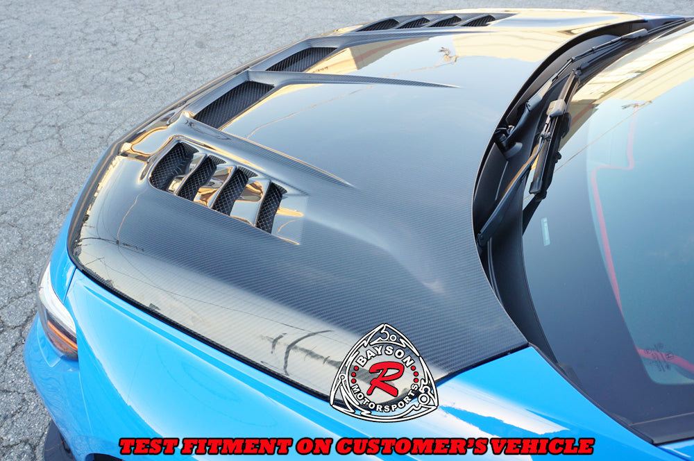 VR Style (Carbon Fiber) Hood For 2023-2026 Honda Civic Type R (FL5)