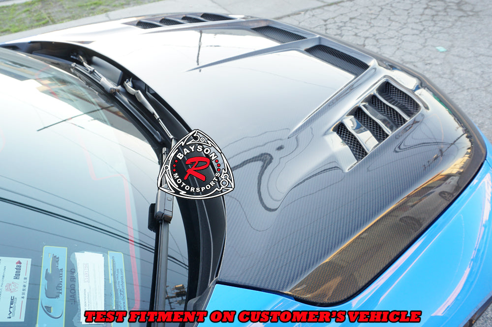 VR Style (Carbon Fiber) Hood For 2023-2026 Honda Civic Type R (FL5)