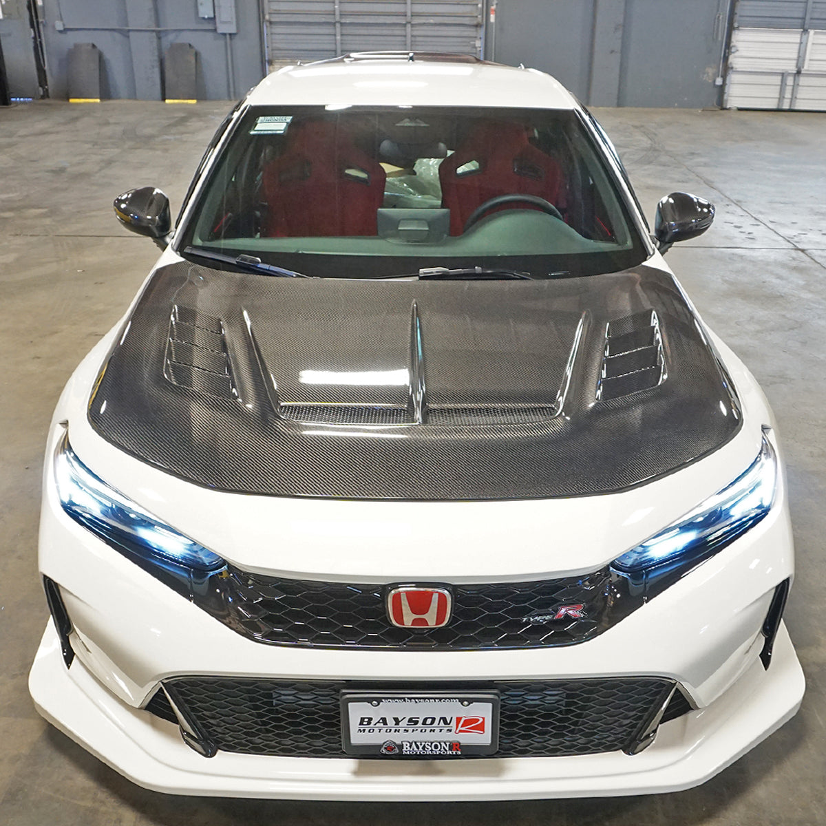 VR Style (Carbon Fiber) Hood For 2023-2026 Honda Civic Type R (FL5)