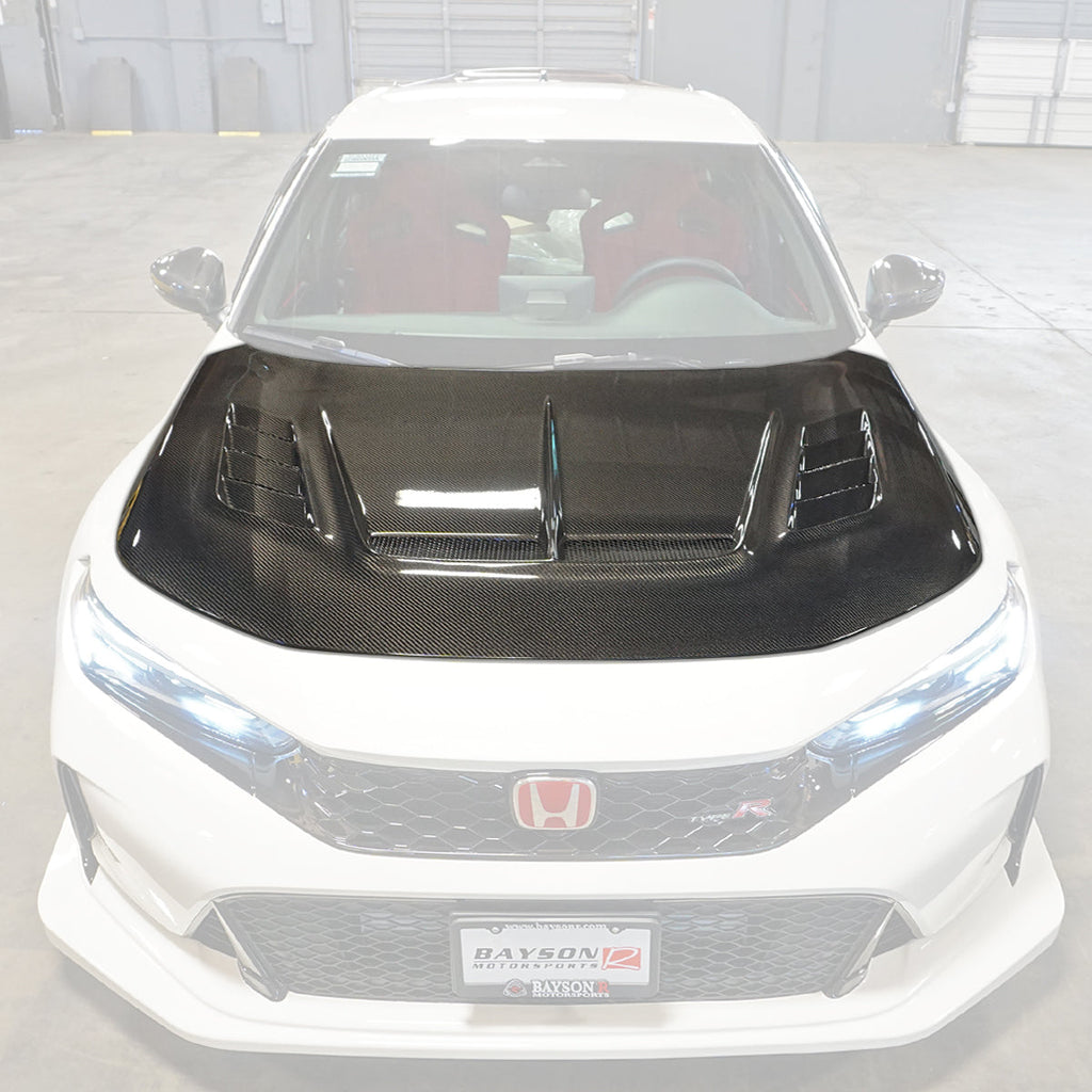 VR Style (Carbon Fiber) Hood For 2023-2026 Honda Civic Type R (FL5)