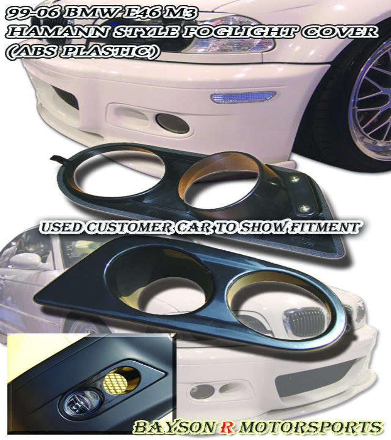 H-Style Foglight Covers For 2001-2006 BMW 3-Series M3 E46