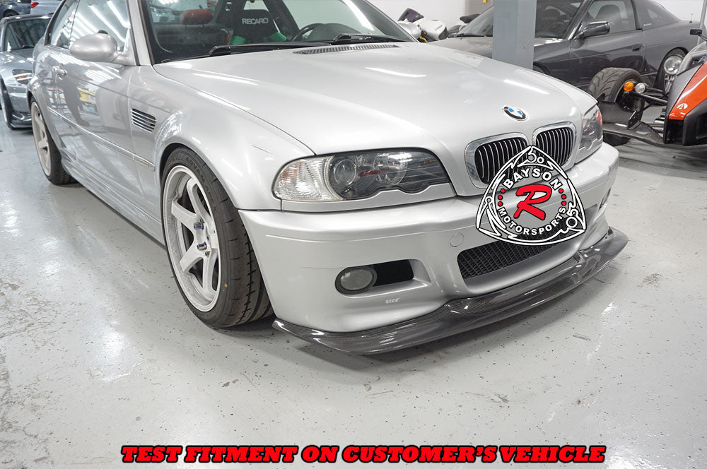 GT4 Style Front Lip (Carbon Fiber) For 2001-2006 BMW M3 (M3 Only, E46)