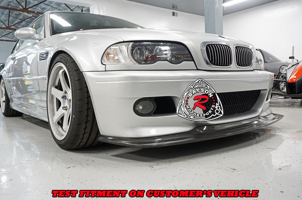 GT4 Style Front Lip (Carbon Fiber) For 2001-2006 BMW M3 (M3 Only, E46)