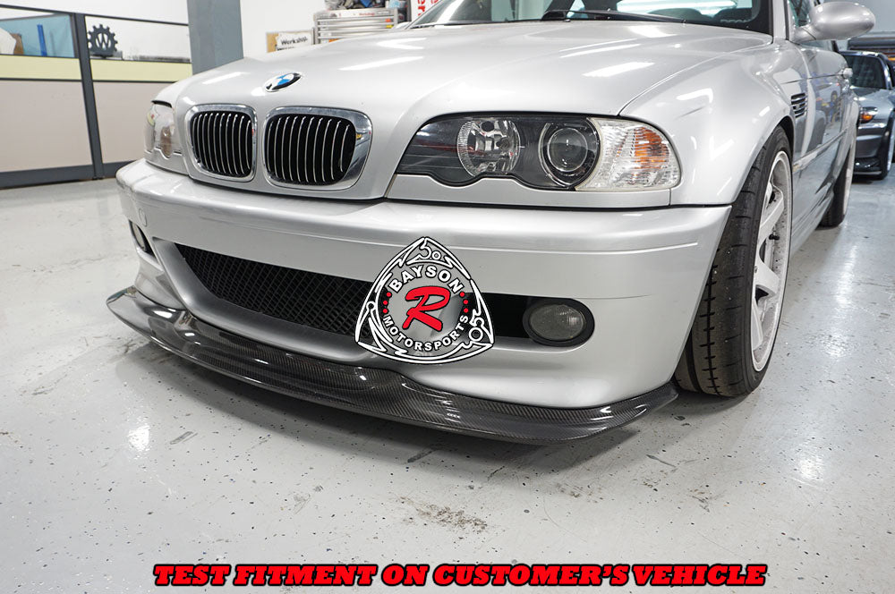 GT4 Style Front Lip (Carbon Fiber) For 2001-2006 BMW M3 (M3 Only, E46)