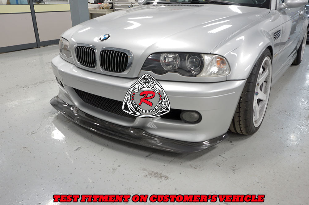 GT4 Style Front Lip (Carbon Fiber) For 2001-2006 BMW M3 (M3 Only, E46)