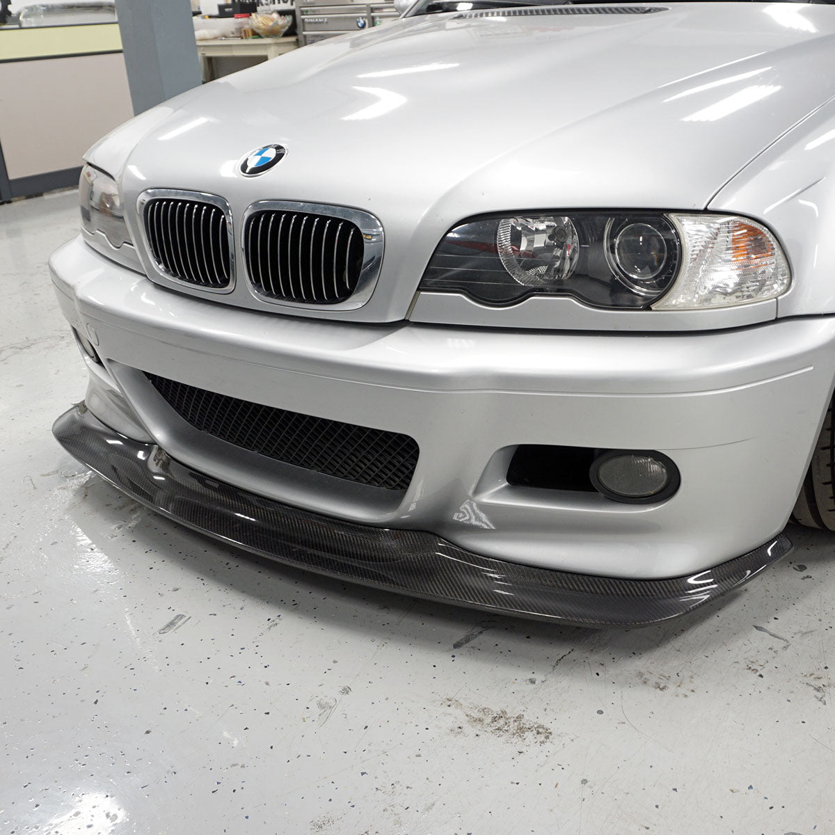 GT4 Style Front Lip (Carbon Fiber) For 2001-2006 BMW M3 (M3 Only, E46)