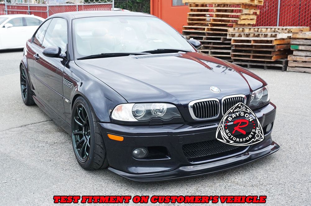 GT4 Style Front Lip For 2001-2006 BMW M3 (M3 Only, E46)