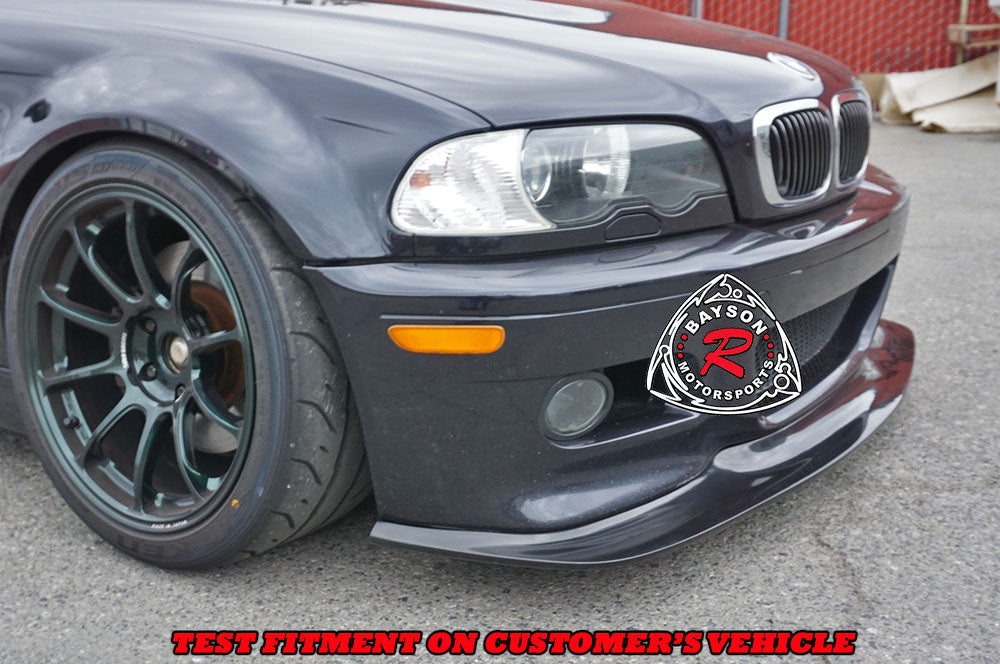 GT4 Style Front Lip For 2001-2006 BMW M3 (M3 Only, E46)