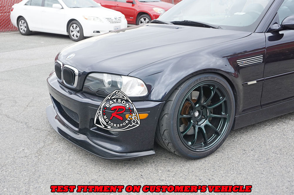 GT4 Style Front Lip For 2001-2006 BMW M3 (M3 Only, E46)