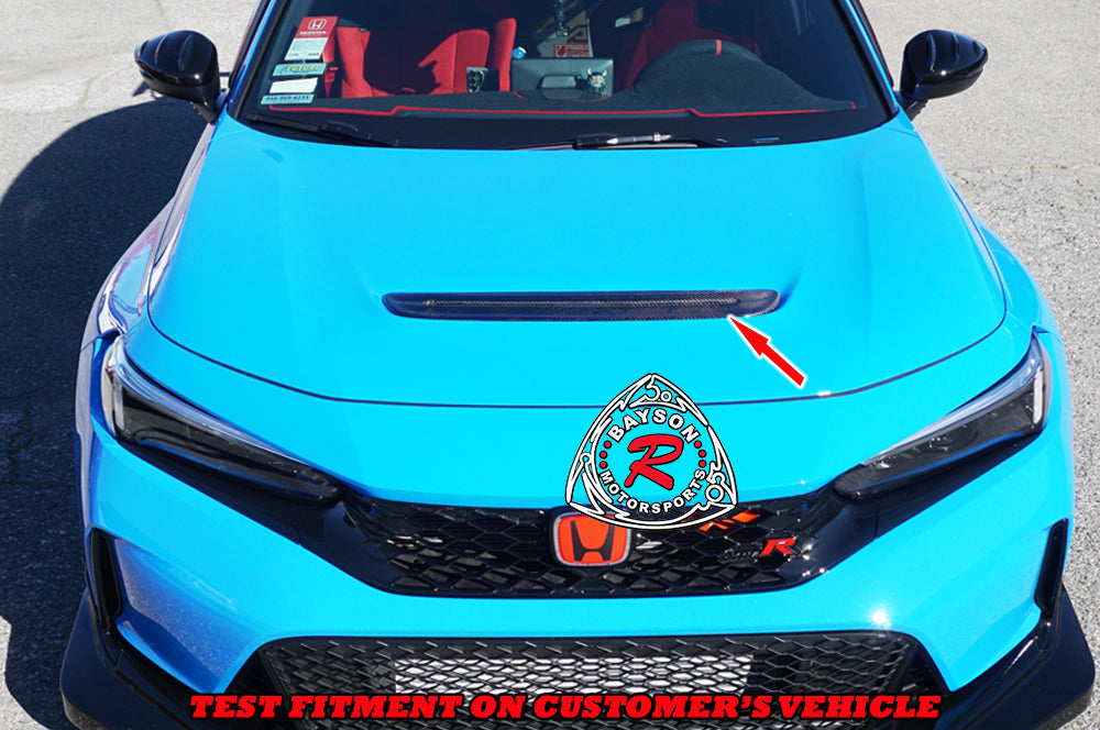 OE Style (Carbon Fiber) Hood Vent For 2023-2026 Honda Civic Type R (FL5)