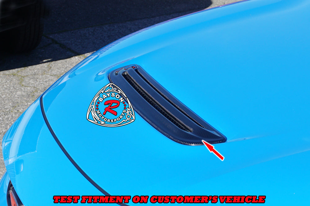 OE Style (Carbon Fiber) Hood Vent For 2023-2026 Honda Civic Type R (FL5)