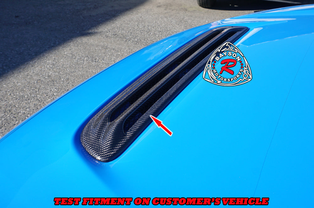 OE Style (Carbon Fiber) Hood Vent For 2023-2026 Honda Civic Type R (FL5)