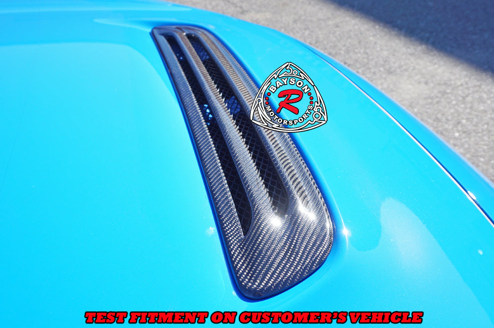 OE Style (Carbon Fiber) Hood Vent For 2023-2026 Honda Civic Type R (FL5)